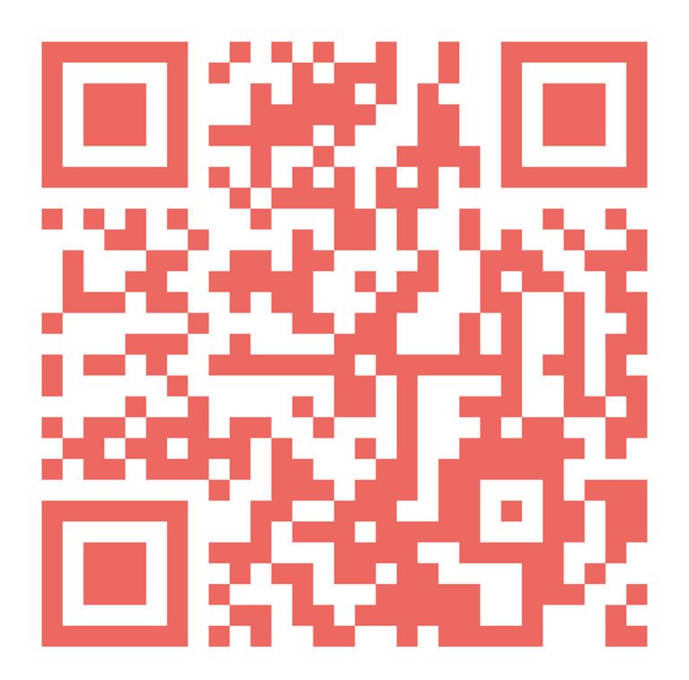 A qr code with a red background