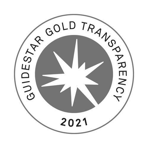 A seal that says guidestar gold transparency 2 0 2 1