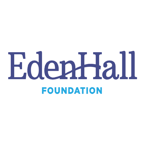 A logo of the eden hall foundation.